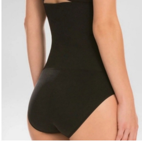 SPANX Black High Waisted Brief SHAPEWEAR S - Picture 2 of 11